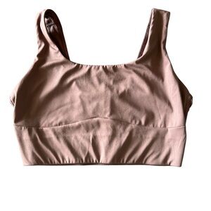Gymshark‎ longline sports bra, size M. Color is truffle brown - excellent cond